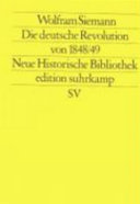 Die deutsche Revolution von 1848/49 Cover