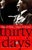 Hitler's Thirty Days To Power Cover